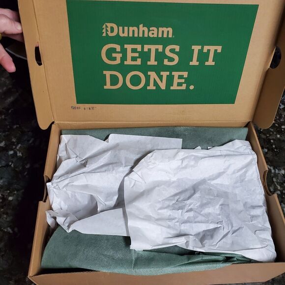 New Dunham Men's Shoreline Leather Loafers Size 15 4E Dark Brown NIB Boat Shoes - Picture 3 of 16